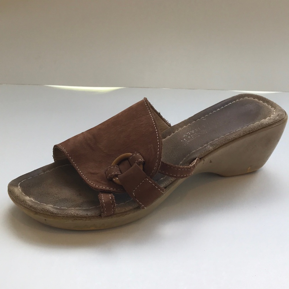 A. Giannetti brown heels - H26103